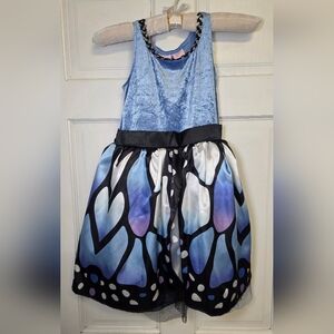 Fairy Dust Dress Up Butterfly Dress Costume- Size Sm 7/8